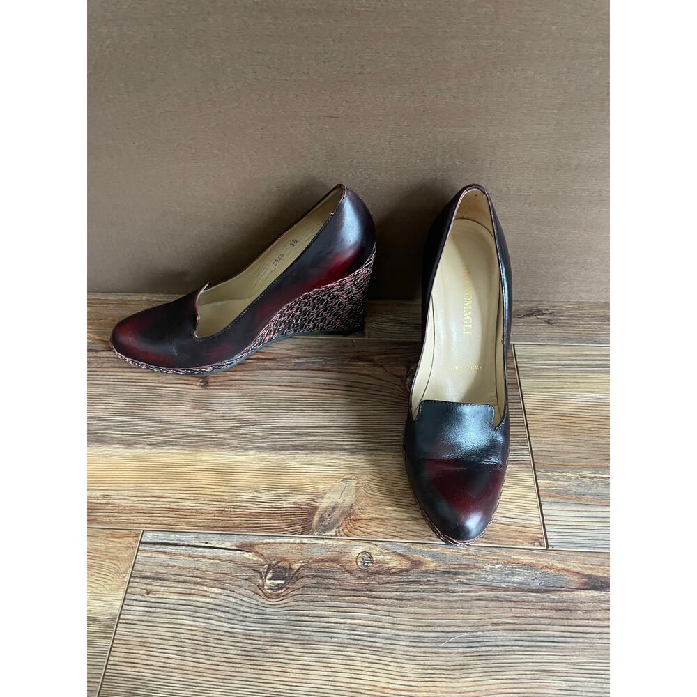 Bruno Magli Italian Brown Wedges - Picture 2 of 7
